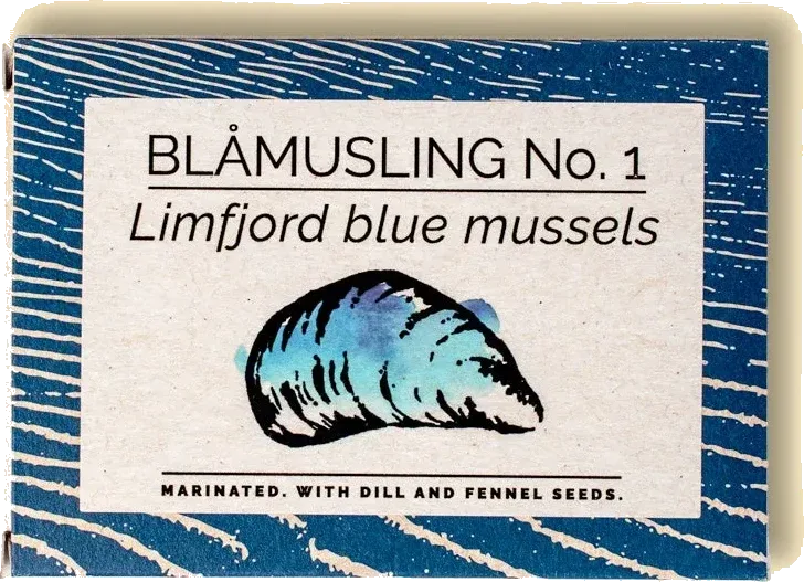 Fangst Limfjord Blue Mussels in Cold Pressed Rapeseed Oil with Dill & Fennel