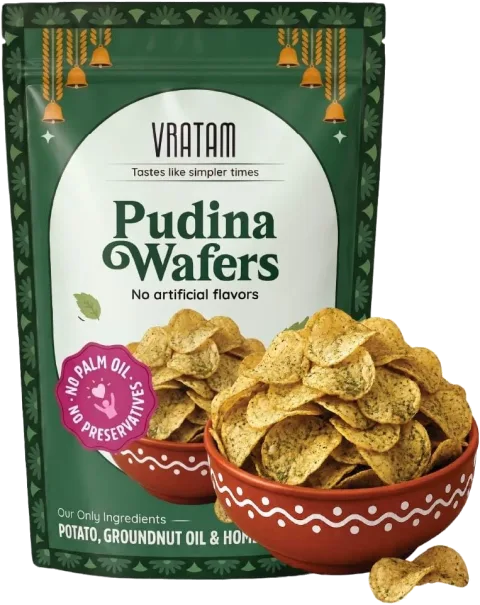 Vratam Pudina Potato Wafers