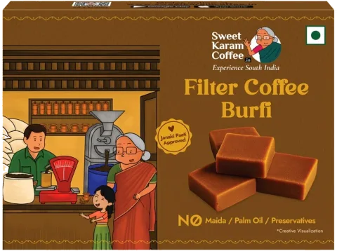 Sweet Karam Coffee Filter Coffee Burfi