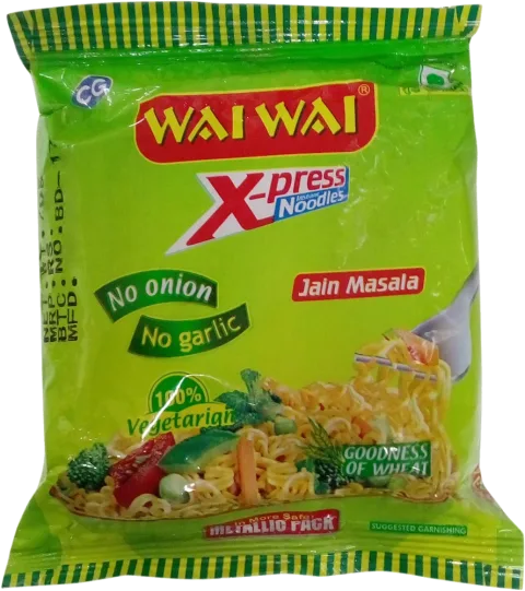 Wai Wai X-Press Instant Noodles — Jain Masala