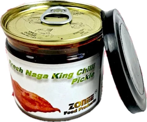 Zonee (Made in Nagaland) Fresh Naga King Chilli Pickle