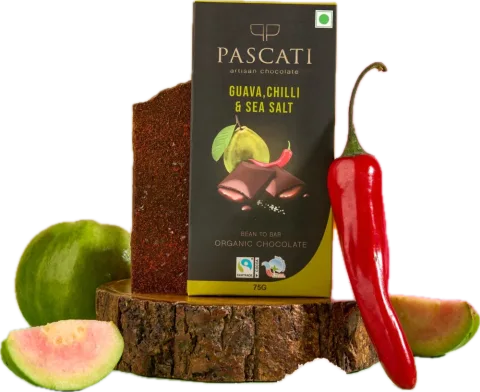 Pascati Guava, Chilli & Sea Salt Chocolate