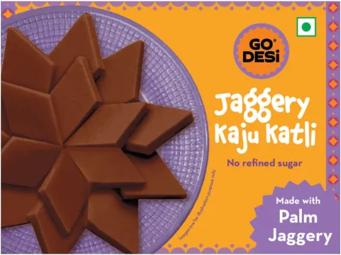 GO DESi Jaggery Kaju Katli