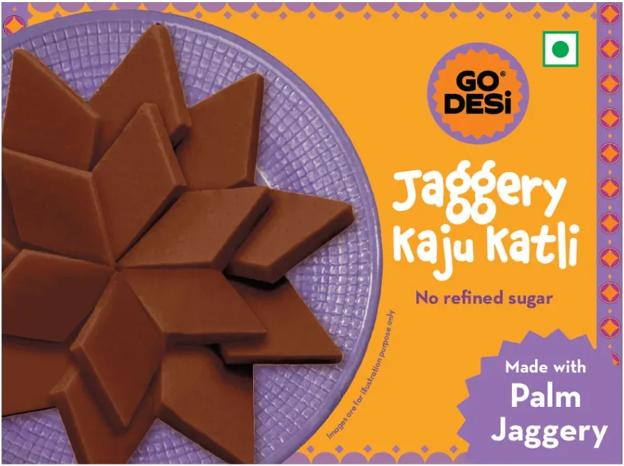 GO DESi Jaggery Kaju Katli