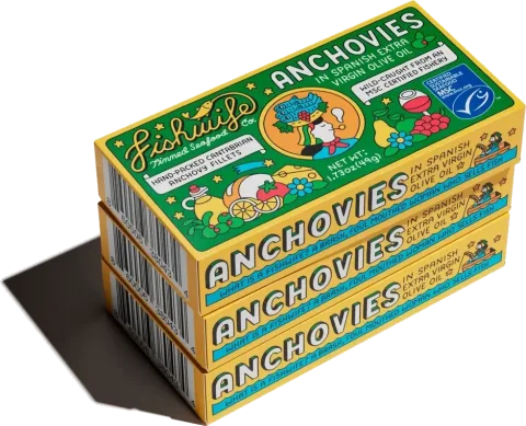Fishwife Cantabrian Anchovies in Extra Virgin Olive Oil