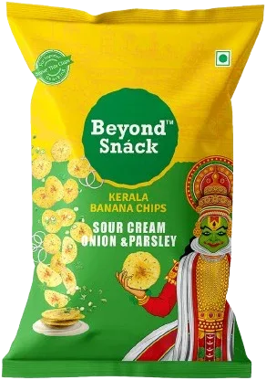 Beyond Snack Kerala Banana Chips — Sour Cream Onion & Parsley