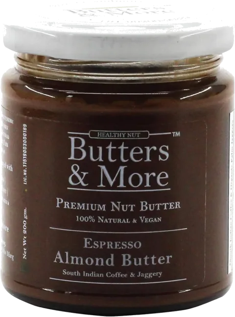 Butters & More Espresso Almond Butter — South Indian Coffee & Jaggery