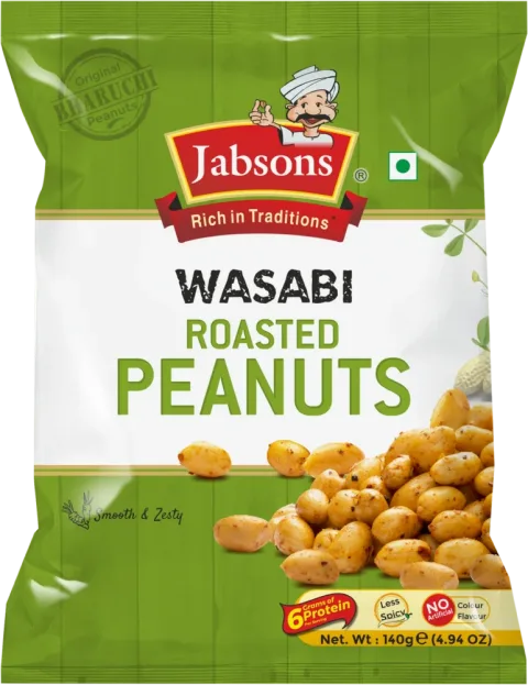 Jabsons Wasabi Roasted Peanuts