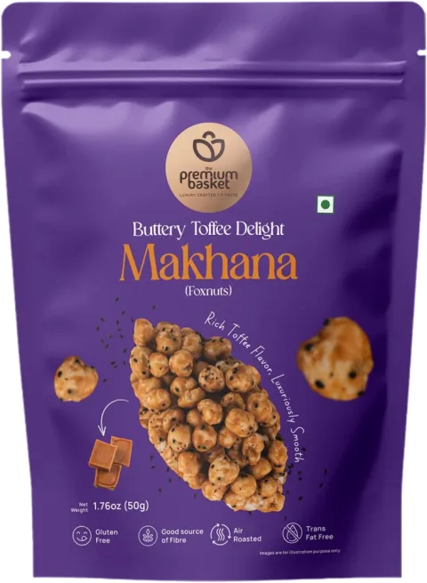 The Premium Basket Buttery Toffee Delight Makhana