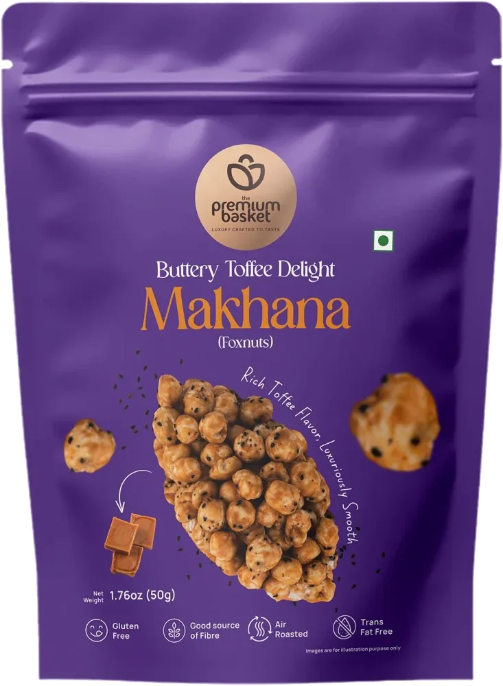 The Premium Basket Buttery Toffee Delight Makhana