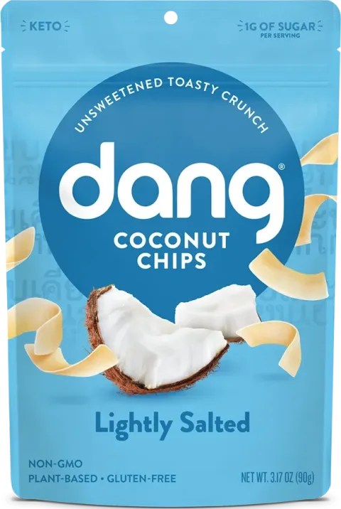 Dang Foods Toasted Coconut Chips Lightly Salted