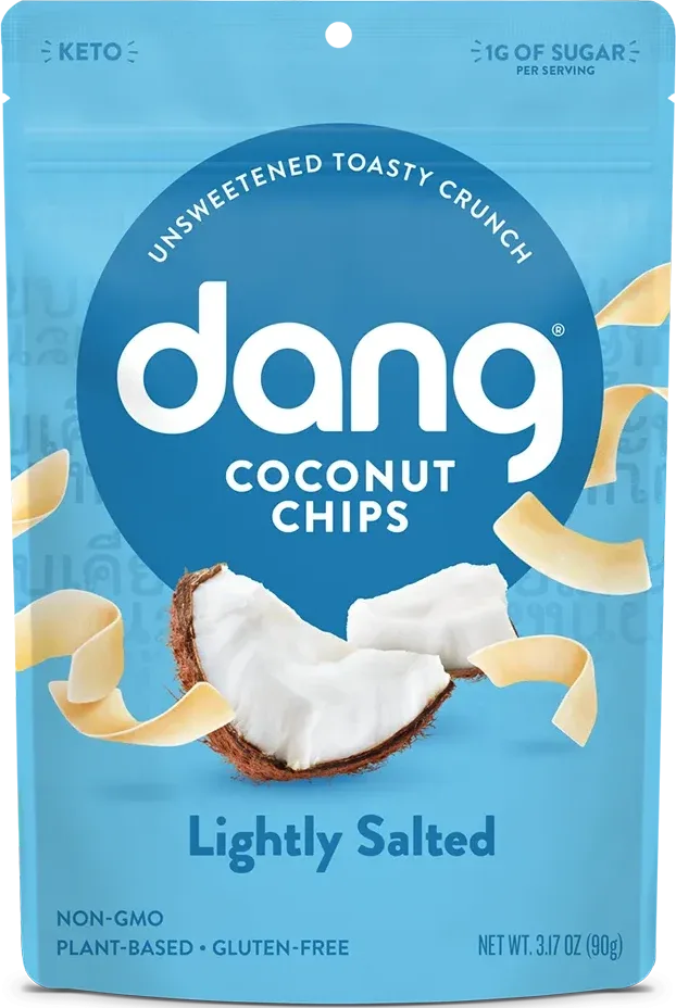 Dang Foods Toasted Coconut Chips Lightly Salted