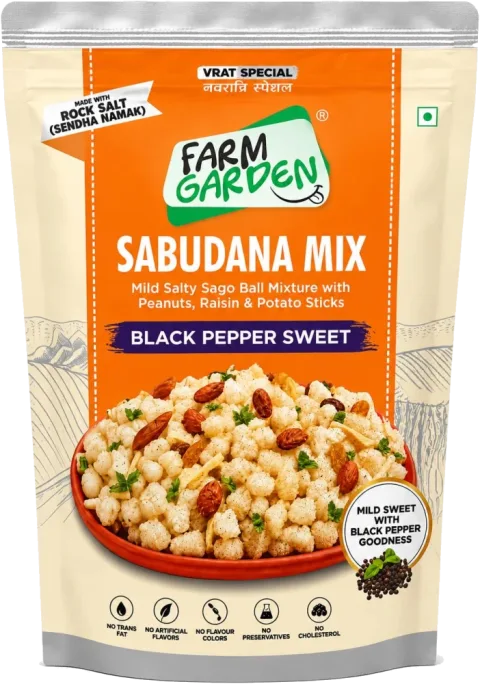 Farm Garden Black Pepper Sweet Sabudana Mix
