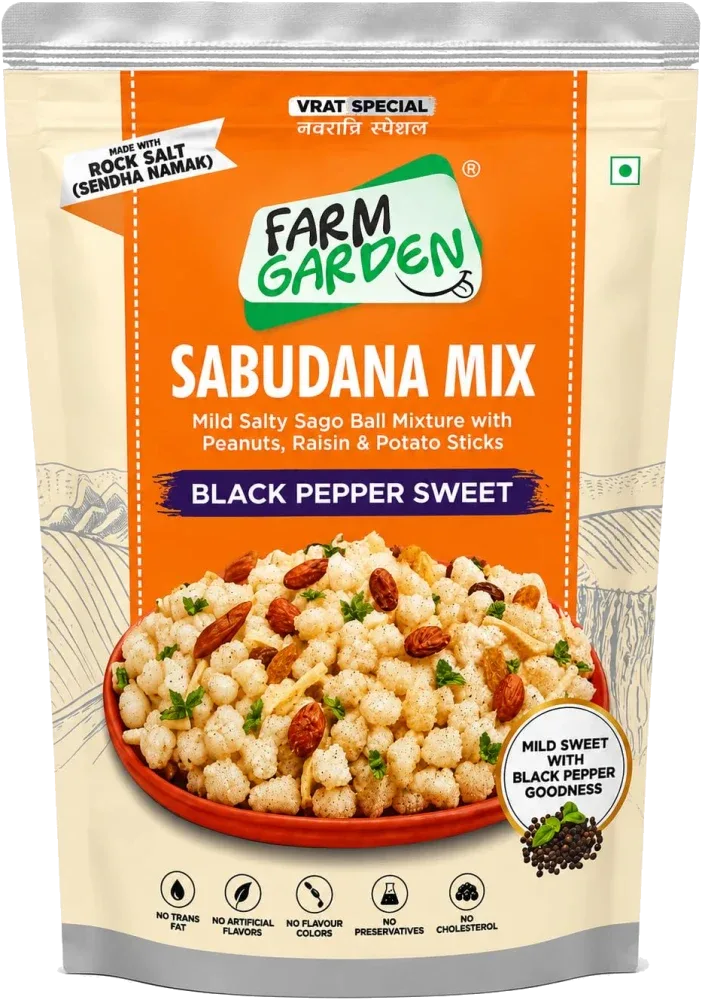 Farm Garden Black Pepper Sweet Sabudana Mix