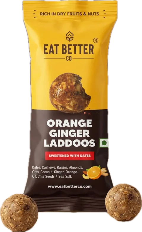Eat Better Co. Orange Ginger Laddoos