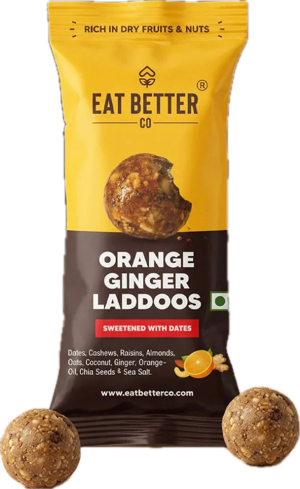 Eat Better Co. Orange Ginger Laddoos