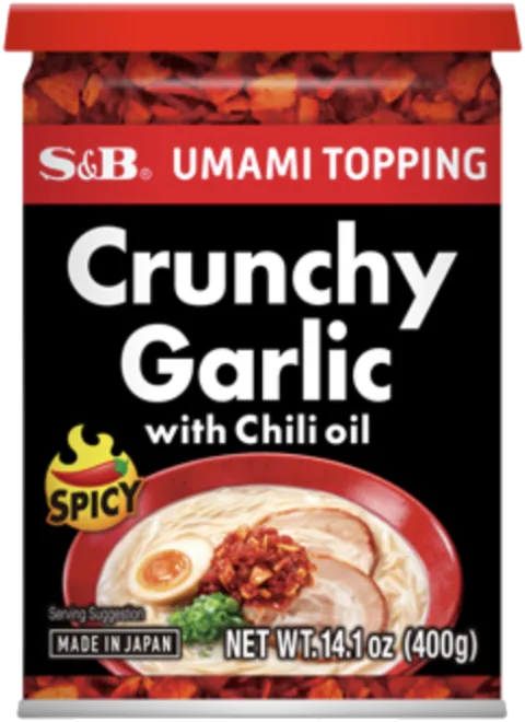 S&B Umami Crunchy Chili Garlic Topping