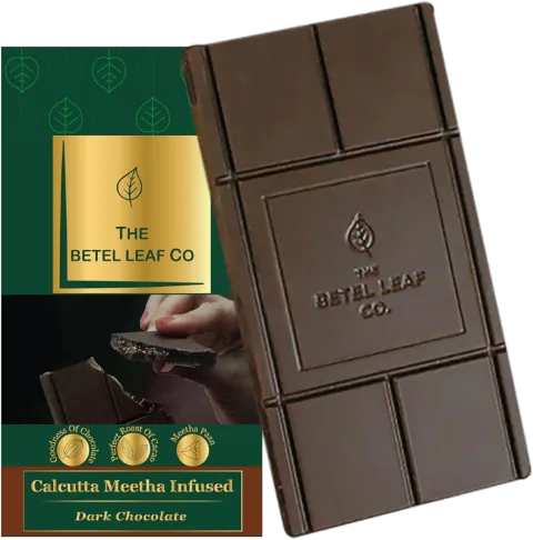 The Betel Leaf Co. Calcutta Meetha Paan Infused Dark Chocolate Bar
