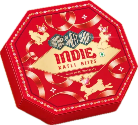 Bombay Sweet Shop Indie Bites — 54.5% Dark Chocolate Kaju Katli