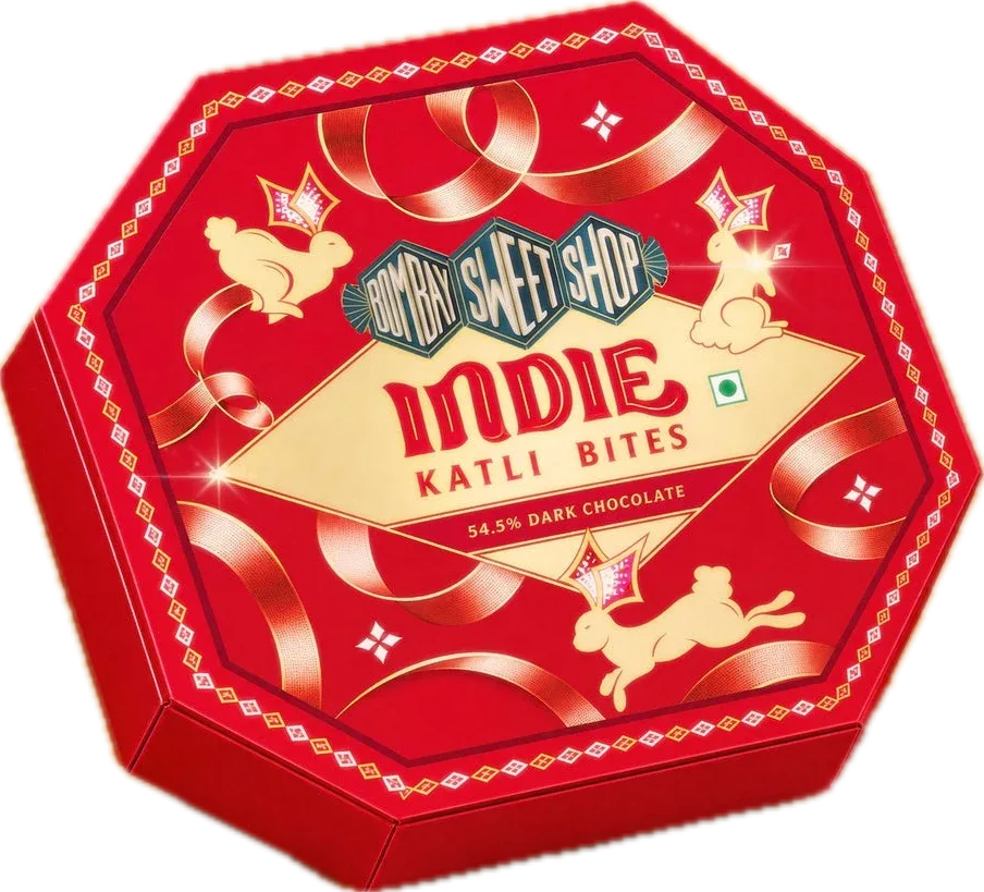 Bombay Sweet Shop Indie Bites — 54.5% Dark Chocolate Kaju Katli