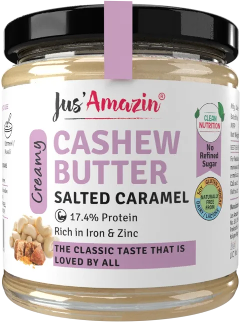 Jus' Amazin Cashewnut Butter — Salted Caramel