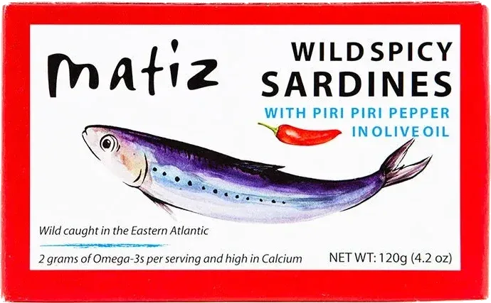 Matiz España Wild Sardines in Spanish Olive Oil with Piri Piri