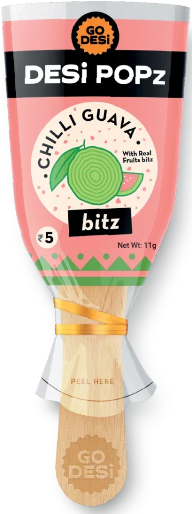 GO DESi DESi Popz with Bitz — Chilli Guava