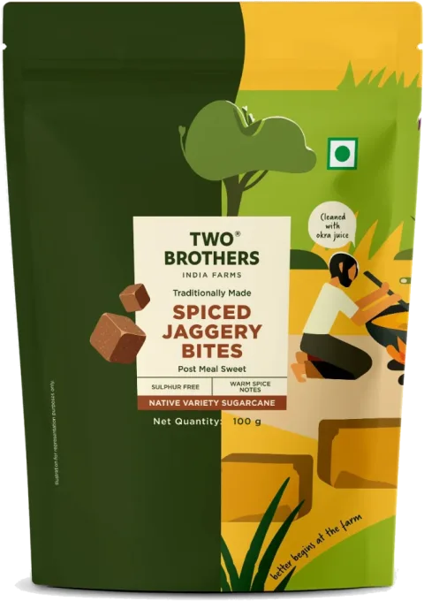 Two Brothers Organic Farms Spiced Jaggery Cubes