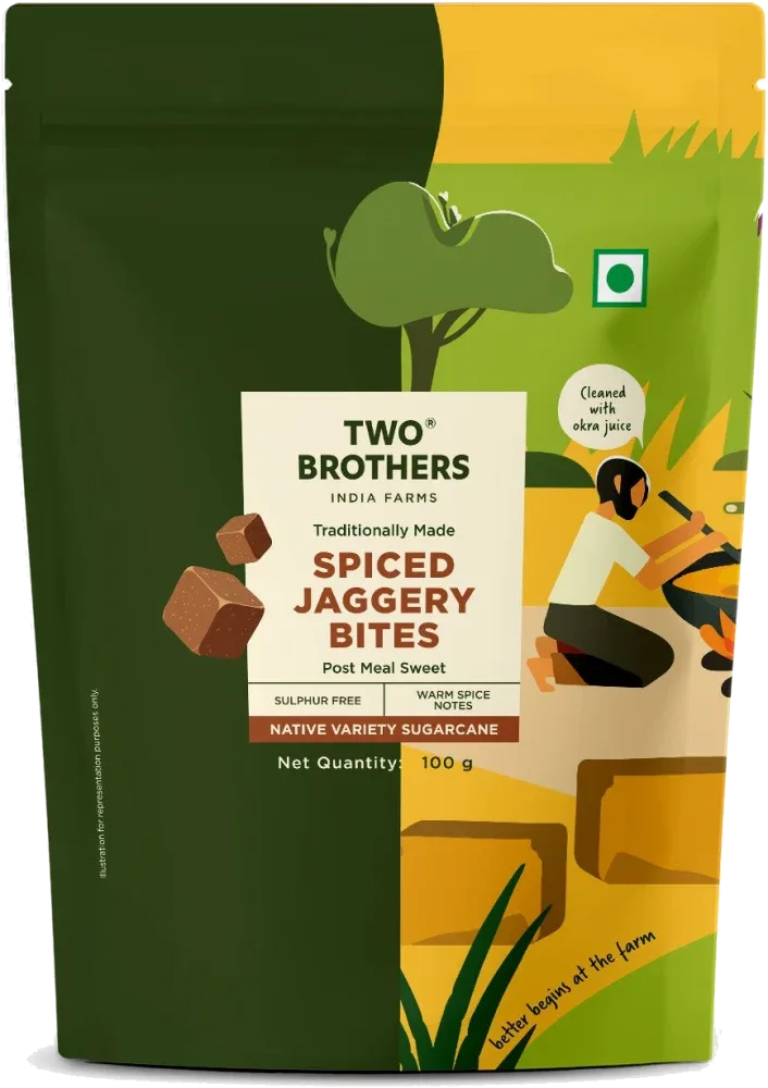 Two Brothers Organic Farms Spiced Jaggery Cubes