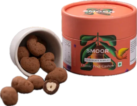 Smoor Classic Podi Cashew Chocolate Nibbles
