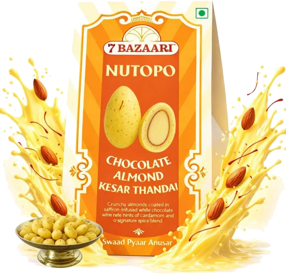 7 BAZAARI Nutopo Kesar Thandai Almond Chocolate