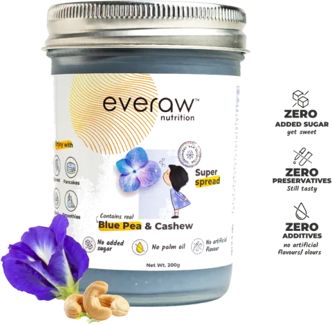 Everaw Blue Vanilla Cashew Butter