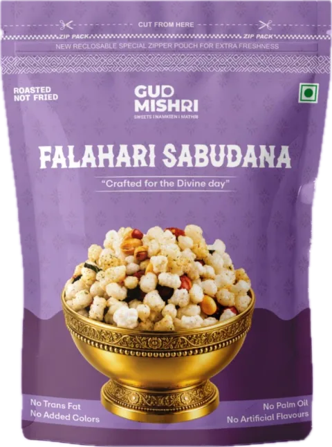 Gud Mishri Falahari Sabudana Namkeen — Lemon Mint