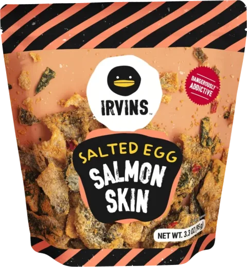 Irvins Salted Egg Salmon Skin