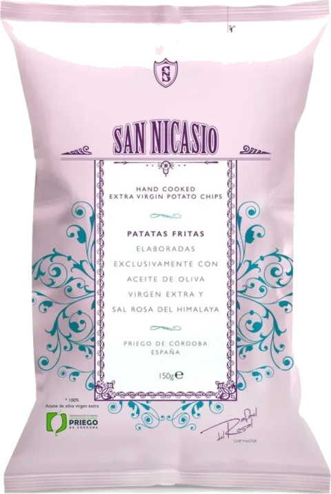 San Nicasio Extra Virgin Olive Oil Potato Chips with Himalayan Pink Salt