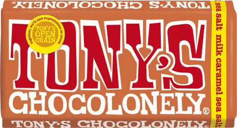 Tony's Chocolonely 32% Milk Chocolate Salted Caramel