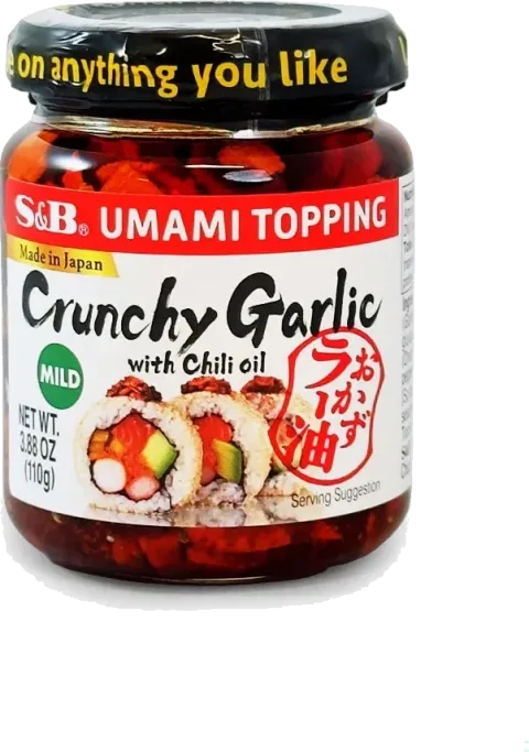 S&B Umami Crunchy Chili Garlic Topping