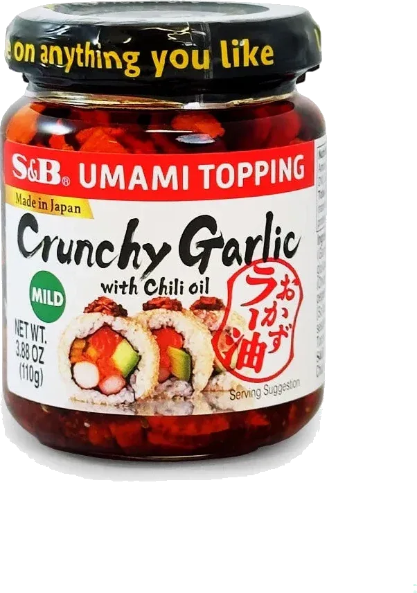 S&B Umami Crunchy Chili Garlic Topping