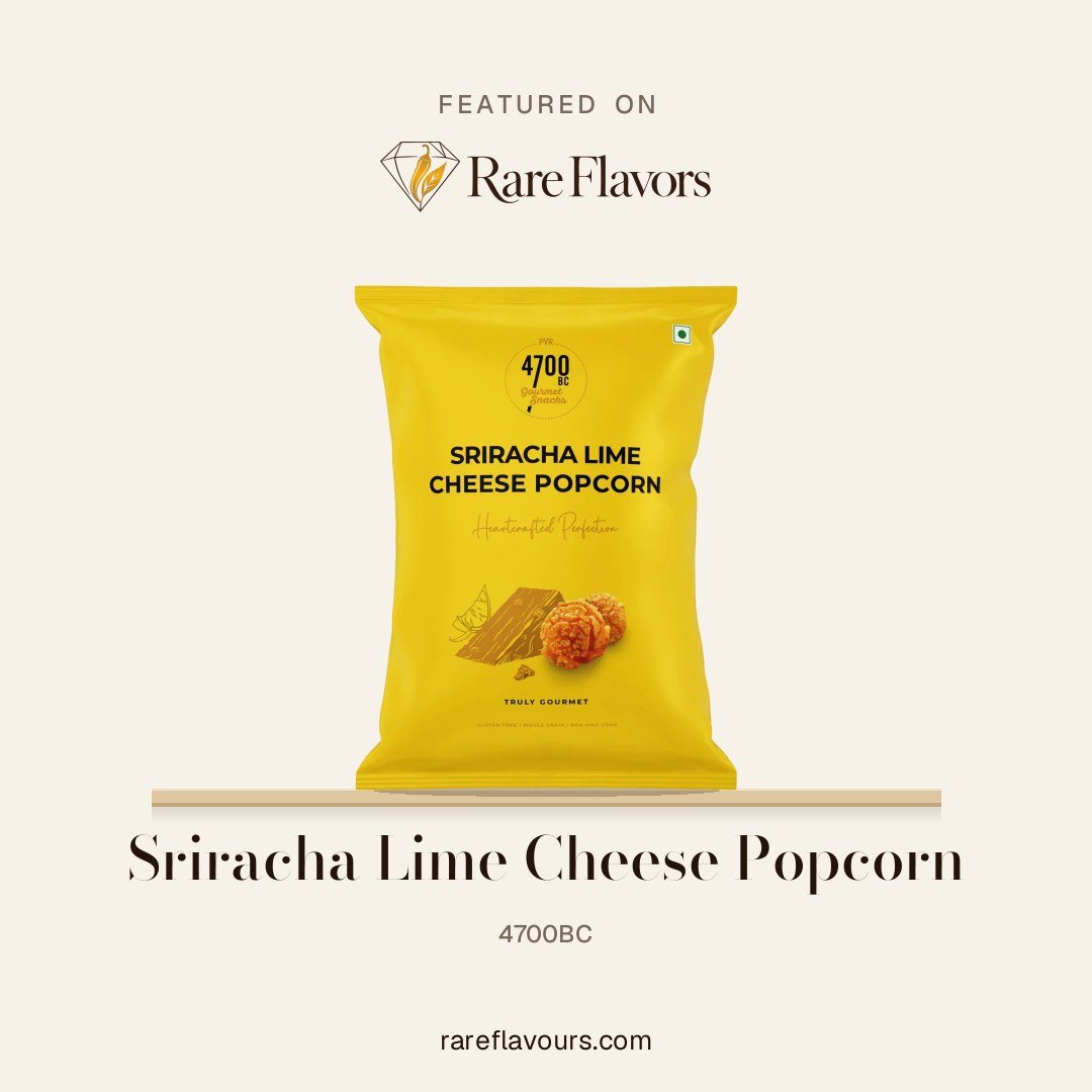 Sriracha Lime Cheese Popcorn: featured on Rare Flavours