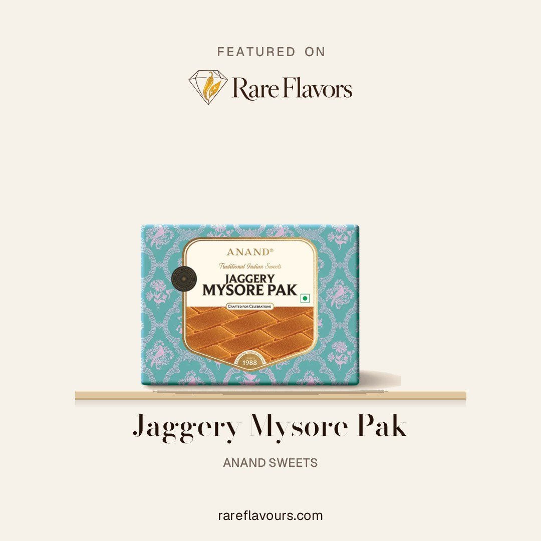 Jaggery Mysore Pak: featured on Rare Flavours