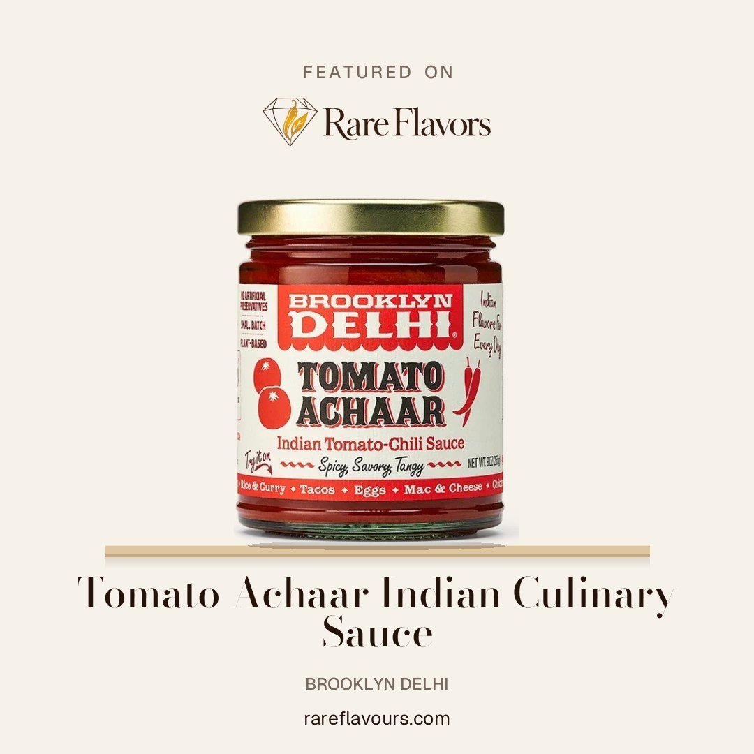 Tomato Achaar Indian Culinary Sauce: featured on Rare Flavours