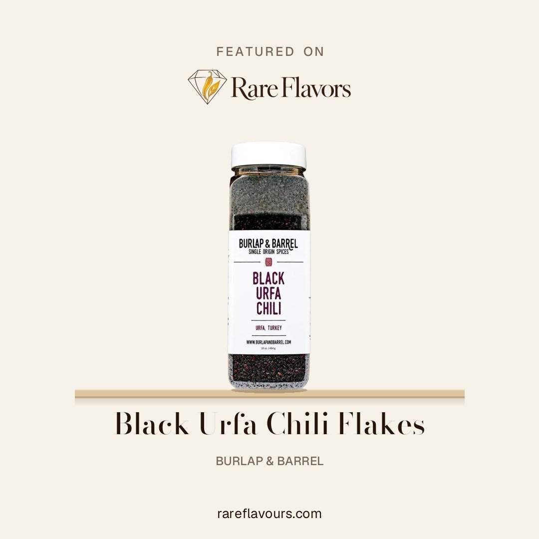 Black Urfa Chili Flakes: featured on Rare Flavours