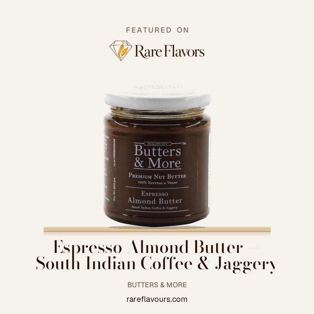 Espresso Almond Butter — South Indian Coffee & Jaggery: featured on Rare Flavours