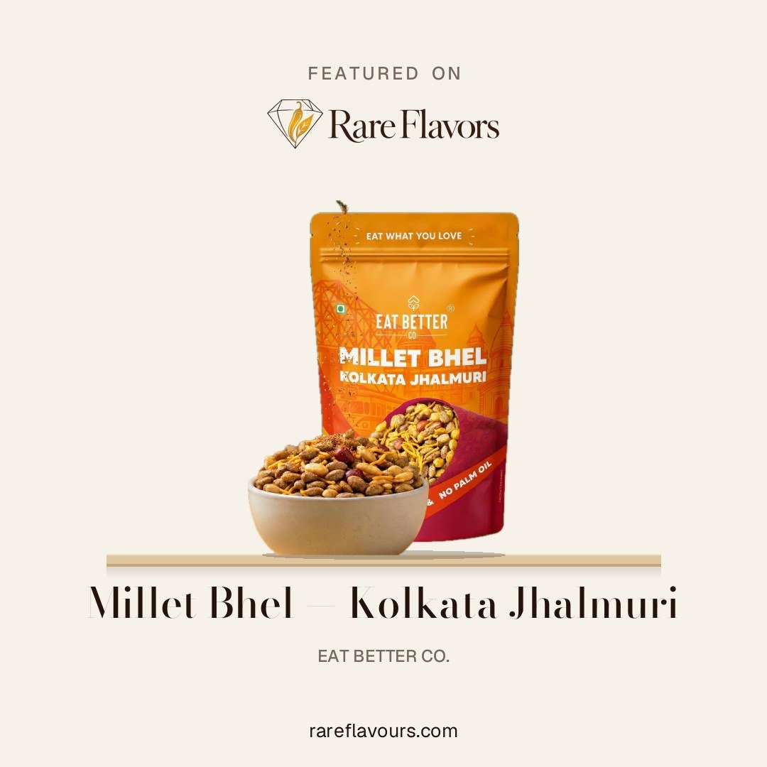Millet Bhel — Kolkata Jhalmuri: featured on Rare Flavours