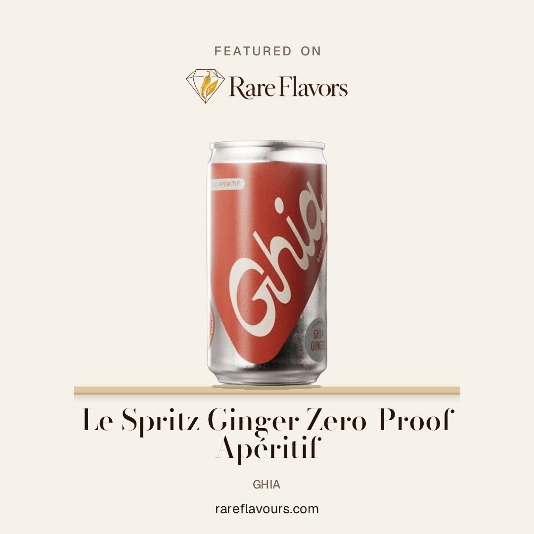 Le Spritz Ginger Zero-Proof Apéritif: featured on Rare Flavours