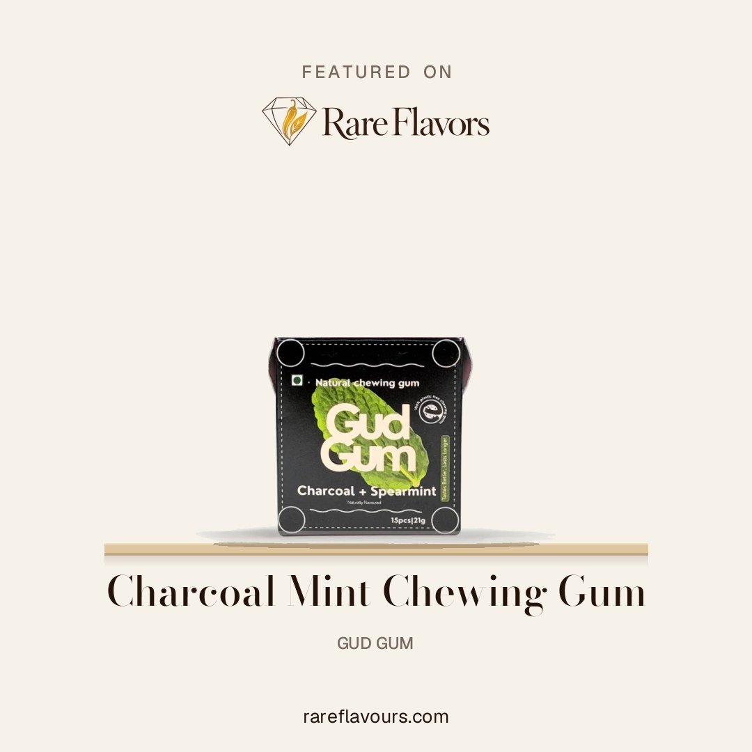 Charcoal Mint Chewing Gum: featured on Rare Flavours