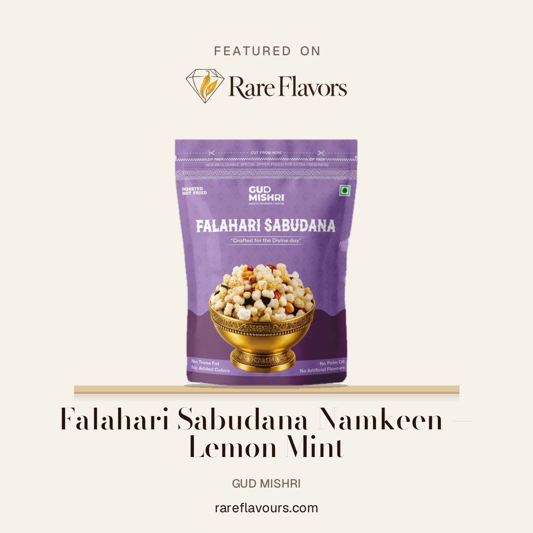 Falahari Sabudana Namkeen — Lemon Mint: featured on Rare Flavours