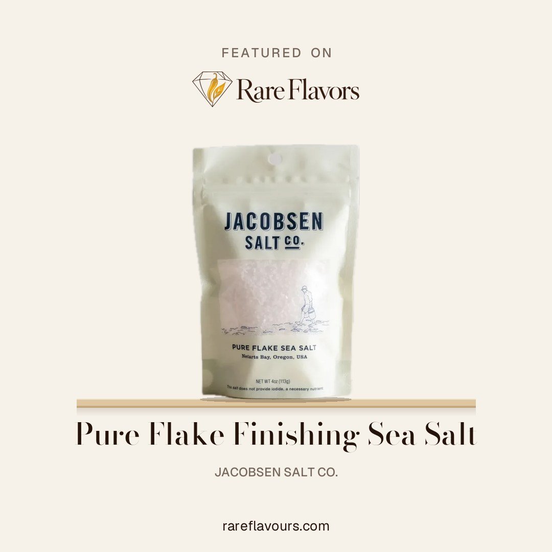Pure Flake Finishing Sea Salt: featured on Rare Flavours