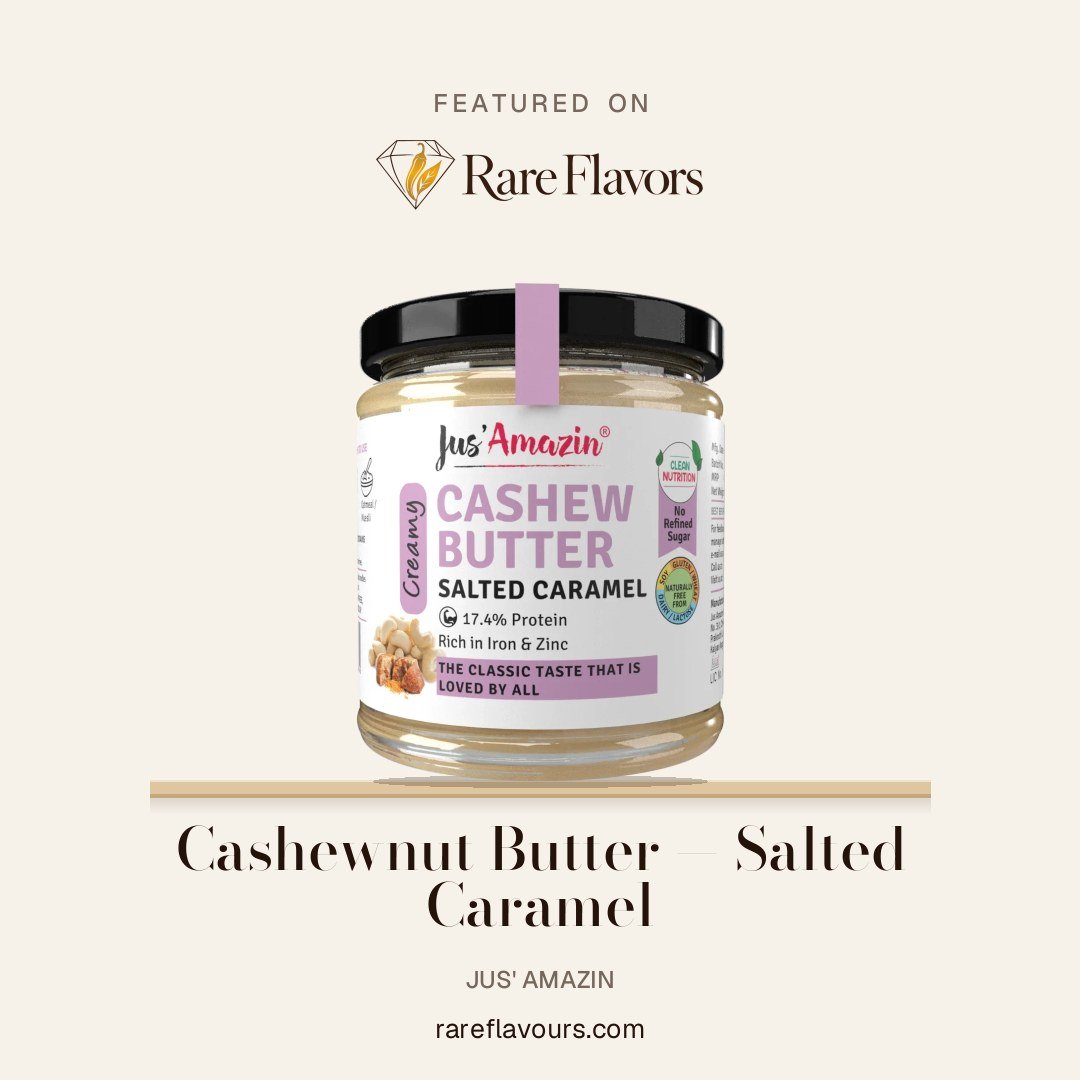 Cashewnut Butter — Salted Caramel: featured on Rare Flavours