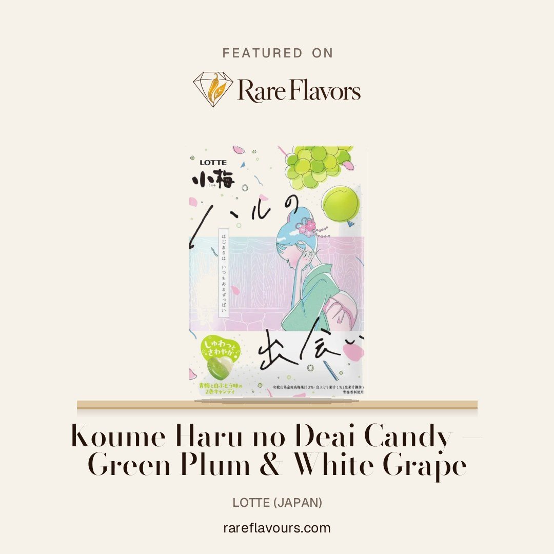Koume Haru no Deai Candy — Green Plum & White Grape: featured on Rare Flavours
